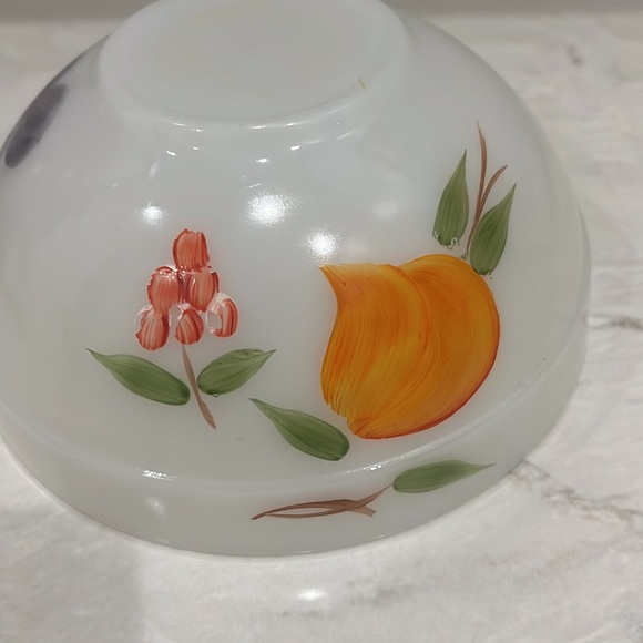 Fire King Gay Fad Hand Painted square Casserole and Bowl - Picture 3 of 14